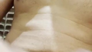 Pissing with a hard-on