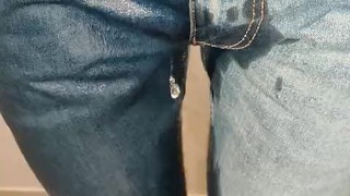 Pissing My Brand New Jeans In the Shower