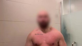 Colombian jerking off in the gym showers La fitness Toronto