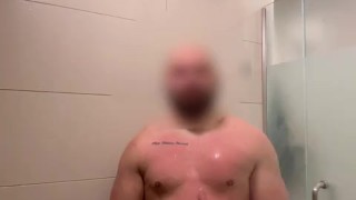 Colombian jerking off in the gym showers La fitness Toronto