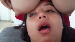 Esther and I are very Christmassy just like our milk