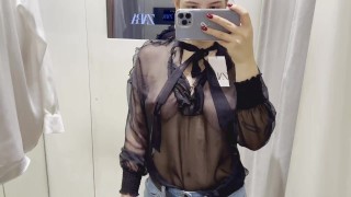 ZARA see through try on haul