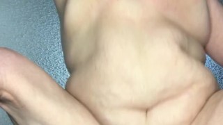 Plump Mature BBW Standing Fuck Dripping Creampie
