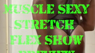 Black Muscle Butt Sexy Flex Preview