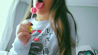 Part 2- Just a cute girl in a big shirt having fun and masturbation alone at home