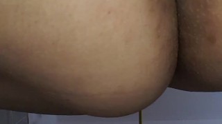 big ass latina fucked in both holes plug and dildo