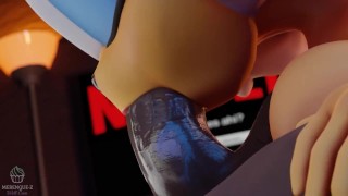 Rouge the bat te chupa hasta dejarte seco | Merengue Z