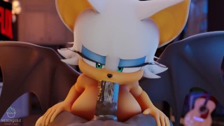 Rouge The Bat wants SWALLOW your THICK CUM | Merengue Z