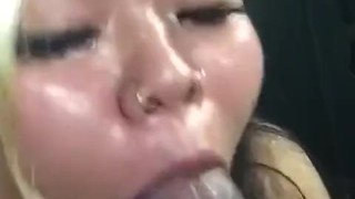 getting after work blowjob from my step sis