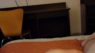 Hard dick slapping with massive cum shot