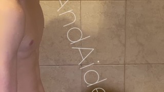 Skinny twinks Matty and Aiden in the shower together