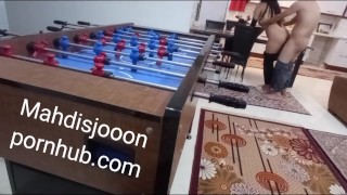 زن با.بام بهم فوتبال دستی شرطی سر کوس باخت منم بدجوری کردمش ( پر از مکالمه فارسی سکسی) ایرانی