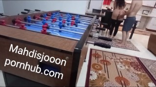 زن با.بام بهم فوتبال دستی شرطی سر کوس باخت منم بدجوری کردمش ( پر از مکالمه فارسی سکسی) ایرانی