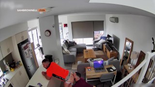 Rimming A Tradie in His Jockstrap in Kitchen