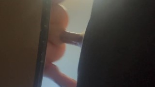 Horny Tradie on break fucks slut from the shops
