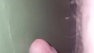 pressed into a wall and cumming all over myself