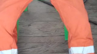 Straight athletic guy masturbates then cums intensely (massive cumshot)