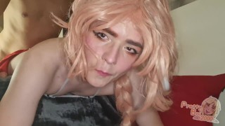 Slutty Astolfo fucked bareback by monster cock - prettyboi2000x