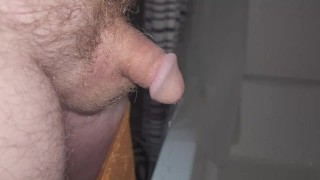 close up - small cock pissing