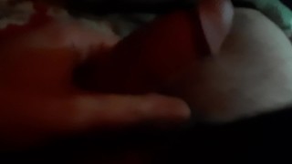 Stroking my cock