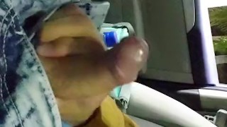 Alone and horny in the car