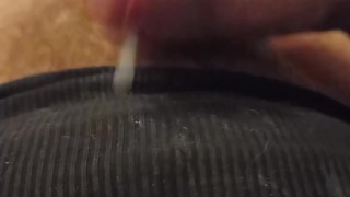 MasturbaBULL - Verbal cumshot on a old garment full of cum