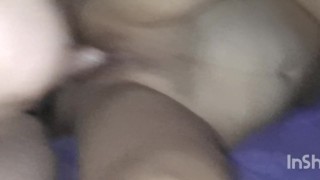 Amigo termina dentro de mi esposa (creampie )