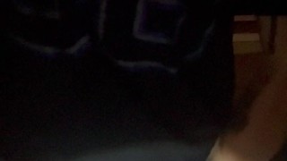 Making BIG boy cummy in wet and dirty diapey