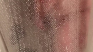 daddy in the shower and him letting me touch his cock