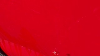 Anal Virgin Twink Peeing Pissing on Daddy’s Truck