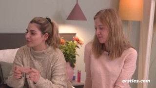 Ersties - Mädels-Tag zu viert mit intimen Details und einer heißen Orgie