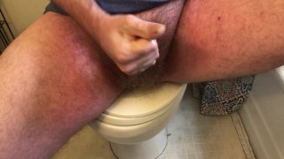 Masturbating in the bathroom again