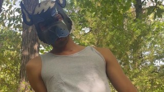 Pup Public Forest Wetting