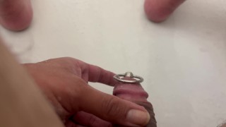 10 mm steel plug with ring
