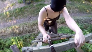 B-Roll: Pee 007 – Uncut single-cam footages of me peeing in public from deerstand. Exhibitionist