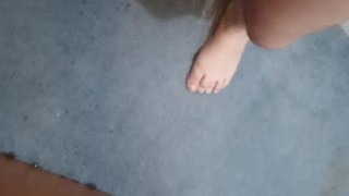 A nice relaxing closet pee