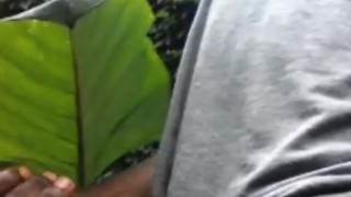 BISEXUAL BBC FROM SOUTH AFRICA OUTDOOR DICK FLASHING