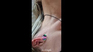 Hotwife couple asked stranger guy from hotel bar to join with them for a threesome