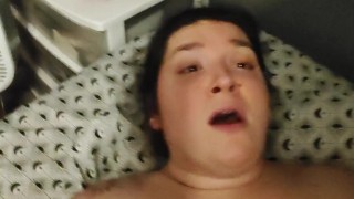 Wife gives great blowjob 🌬️, then I lay her down missionary and filled her up with cum. 😏😵‍💫