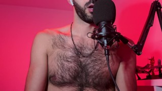 Hairy Guy Gives You Relaxing Spit Painting - ASMR (Male Mouth Sounds, Personal Attention)