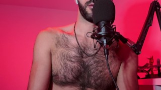 Hairy Guy Gives You Relaxing Spit Painting - ASMR (Male Mouth Sounds, Personal Attention)