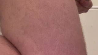 Prepping straight male ass for when wife finally pegs me