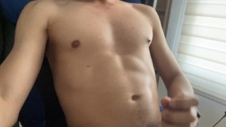 AMAZING CUMSHOT ALL OVER MY CHEST