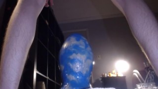 HUGE! XL Anal Egg Attempt FAIL