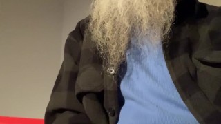 Daddy Smoking Triple Cigars and Cum