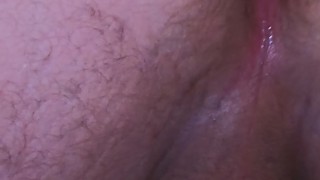 Close up of tradie's asshole as I eat it