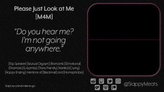 [M4M] Your Boyfriend Begs You Not to Go Through with Arranged Marriage with a Woman [Audio]