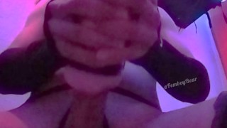 Big Dicked Femboy and his Cock Sleeve