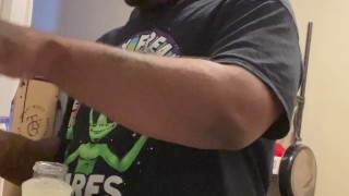 Making drinks for… Me myself & I 😘. Want to hear me sing off key 🍹🎶😅