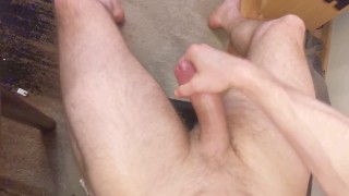 Huge Load From Straight Uncut Big Cock